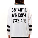 The NETMINDER LONGSLEEVE POLY WHITE available online with global shipping, and in PAM Stores Melbourne and Sydney.