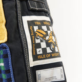 The NEWSPAPER SHOULDER BAG MOD BLACK available online with global shipping, and in PAM Stores Melbourne and Sydney.