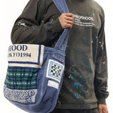 The NEWSPAPER SHOULDER BAG MOD BLUE available online with global shipping, and in PAM Stores Melbourne and Sydney.