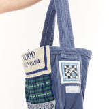 The NEWSPAPER SHOULDER BAG MOD BLUE available online with global shipping, and in PAM Stores Melbourne and Sydney.