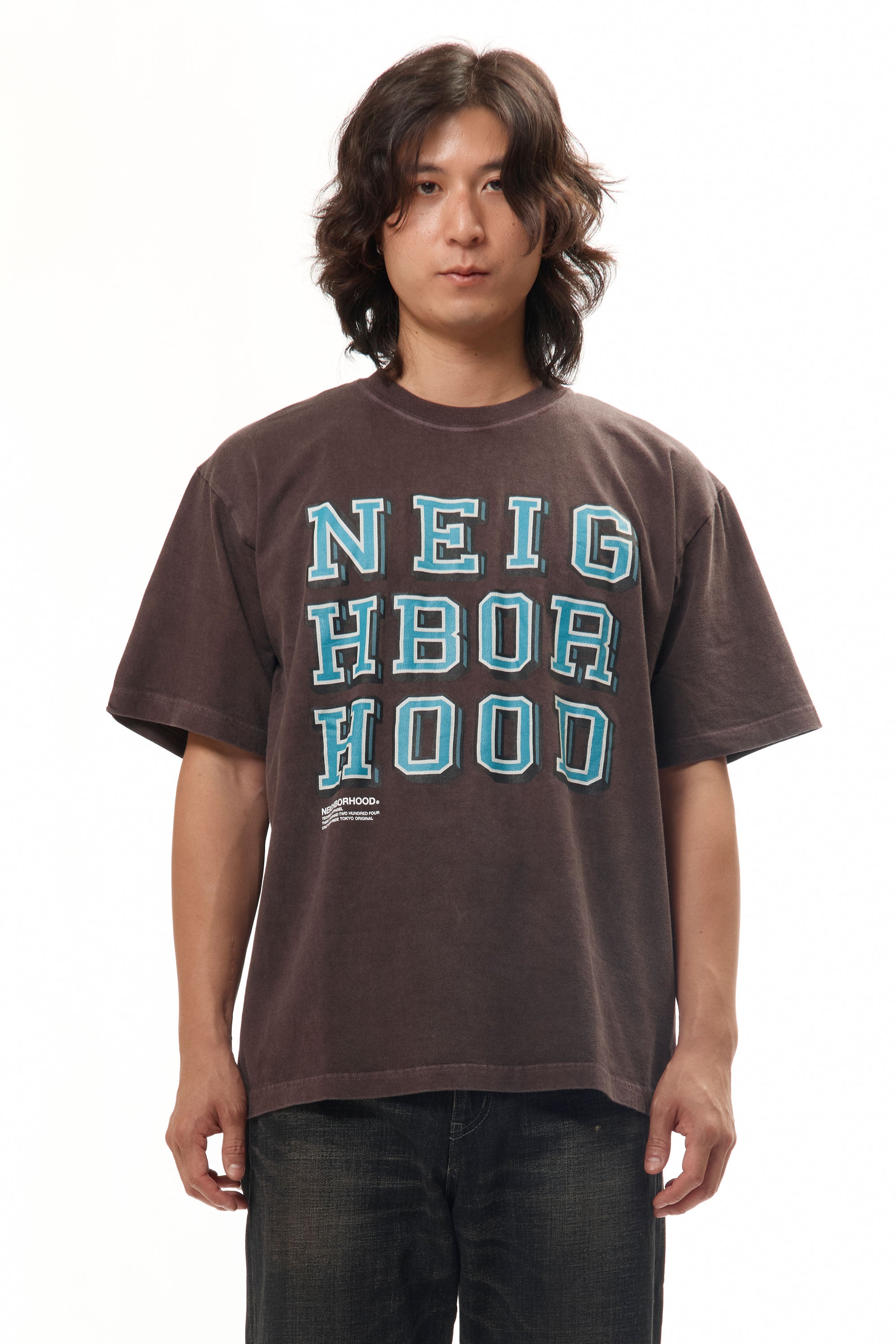 The NH . TEE SS-16 BROWN available online with global shipping, and in PAM Stores Melbourne and Sydney.