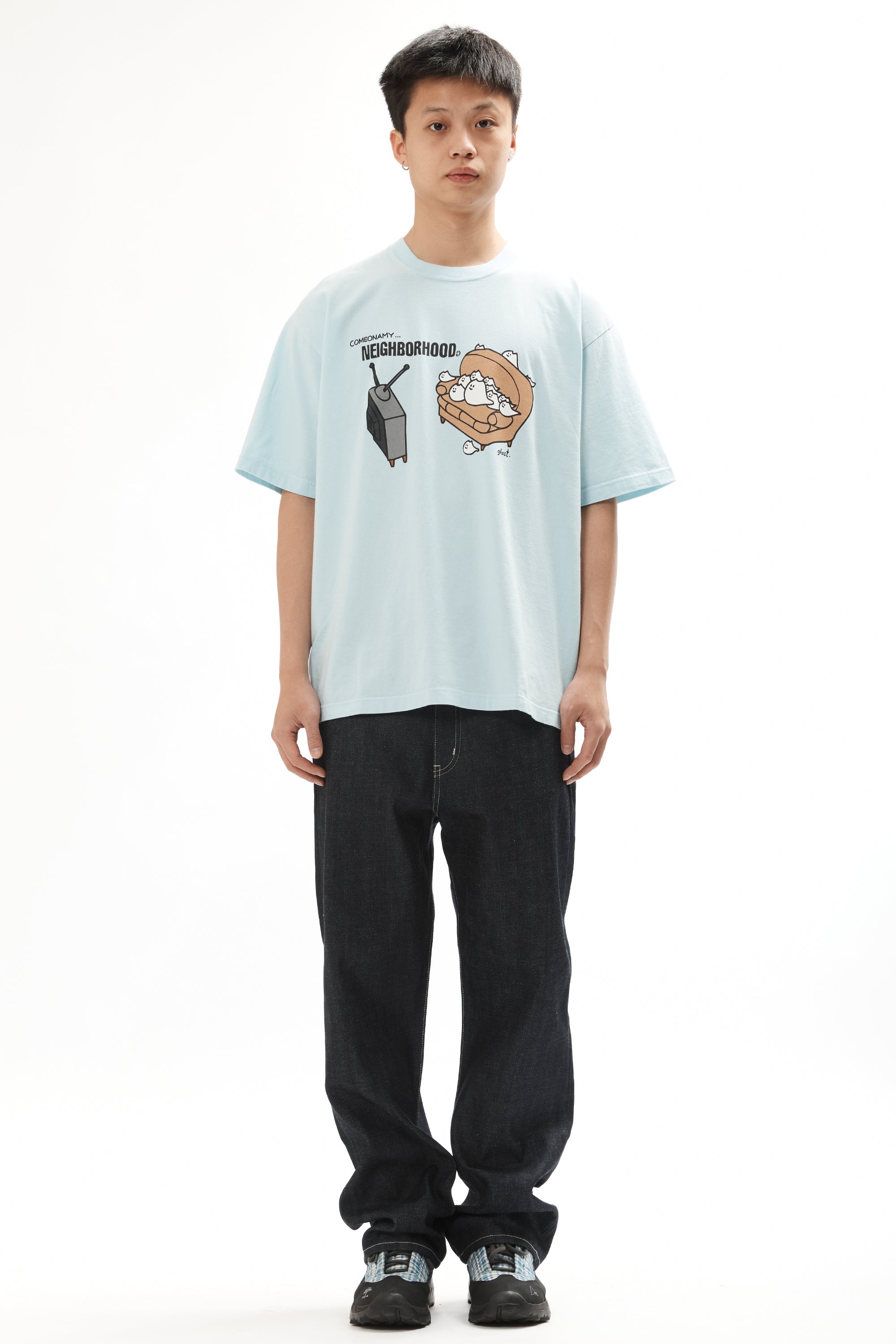 The NH . TEE SS-13 SAXE available online with global shipping, and in PAM Stores Melbourne and Sydney.