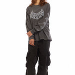 The NH LONG SLEEVE TEE LS-4 BLACK available online with global shipping, and in PAM Stores Melbourne and Sydney.