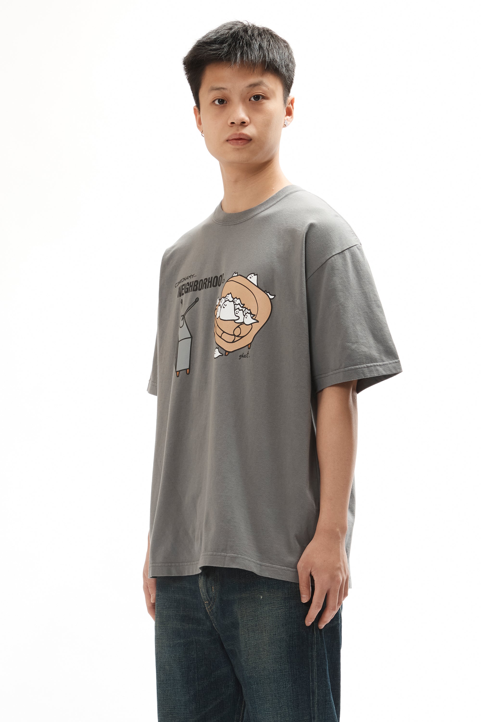 The NH . TEE SS-13 GREY available online with global shipping, and in PAM Stores Melbourne and Sydney.