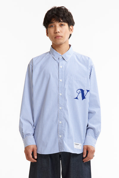 SS26 NH STRIPE SHIRT LS BLUE – P.A.M. (Perks And Mini)