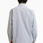 The SS26 NH STRIPE SHIRT LS BLACK available online with global shipping, and in PAM Stores Melbourne and Sydney.