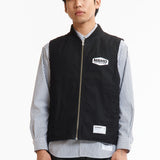 The SS26 ZIP WORK VEST BLACK available online with global shipping, and in PAM Stores Melbourne and Sydney.