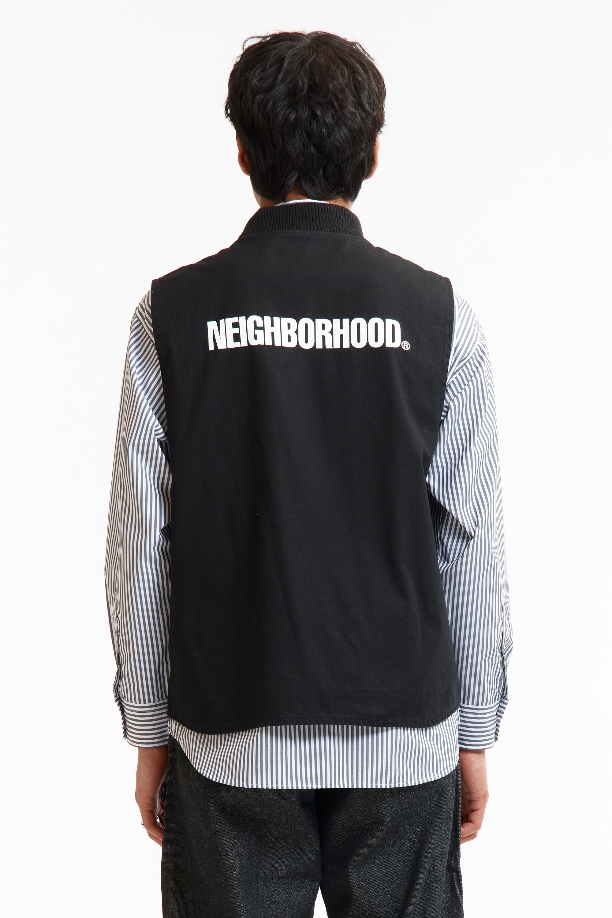 The SS26 ZIP WORK VEST BLACK available online with global shipping, and in PAM Stores Melbourne and Sydney.