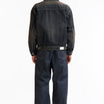 The SS26 WASHED DENIM TYPE-2 JACKET BLACK available online with global shipping, and in PAM Stores Melbourne and Sydney.