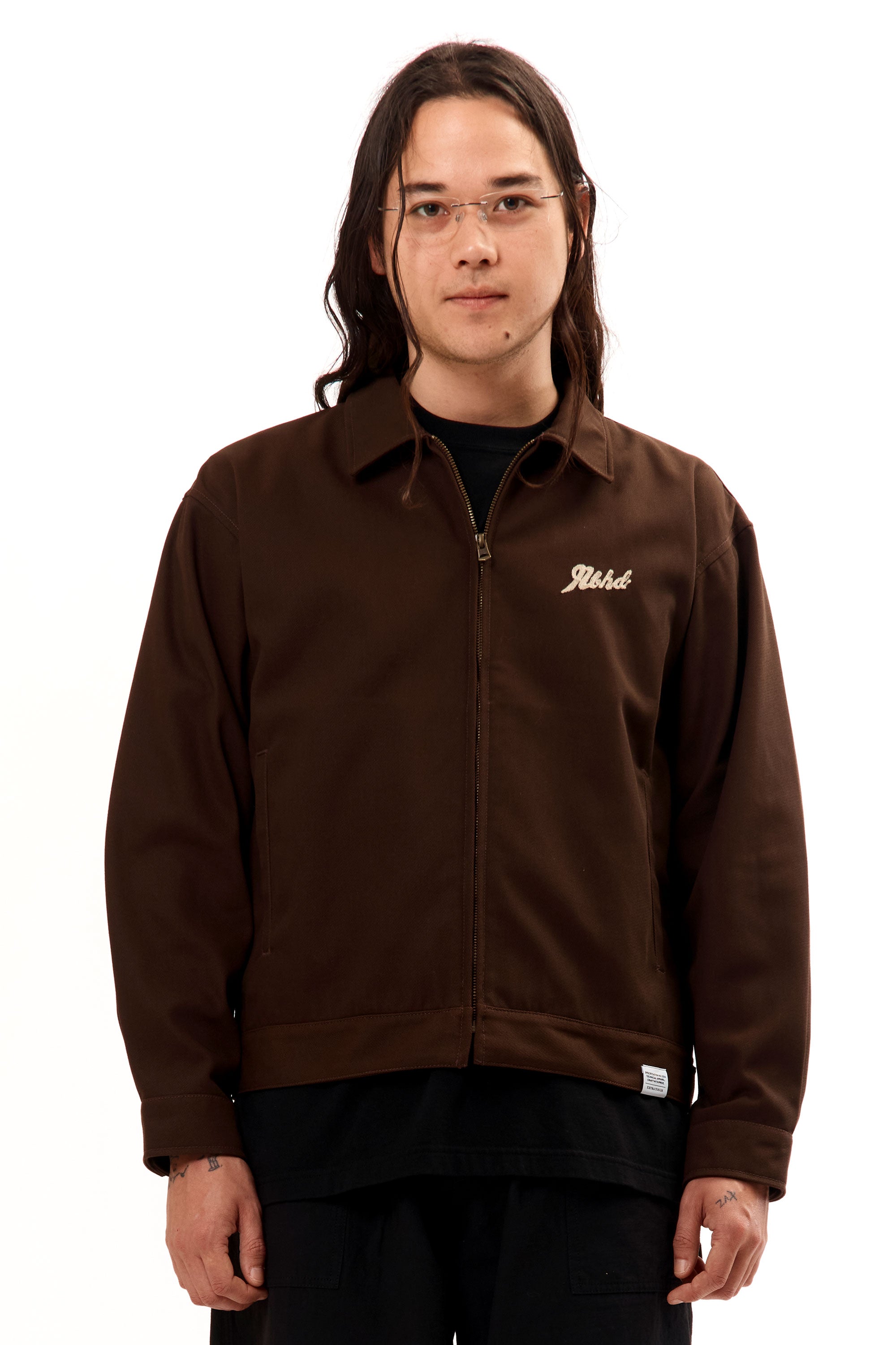 The ZIP WORK JACKET BROWN available online with global shipping, and in PAM Stores Melbourne and Sydney.
