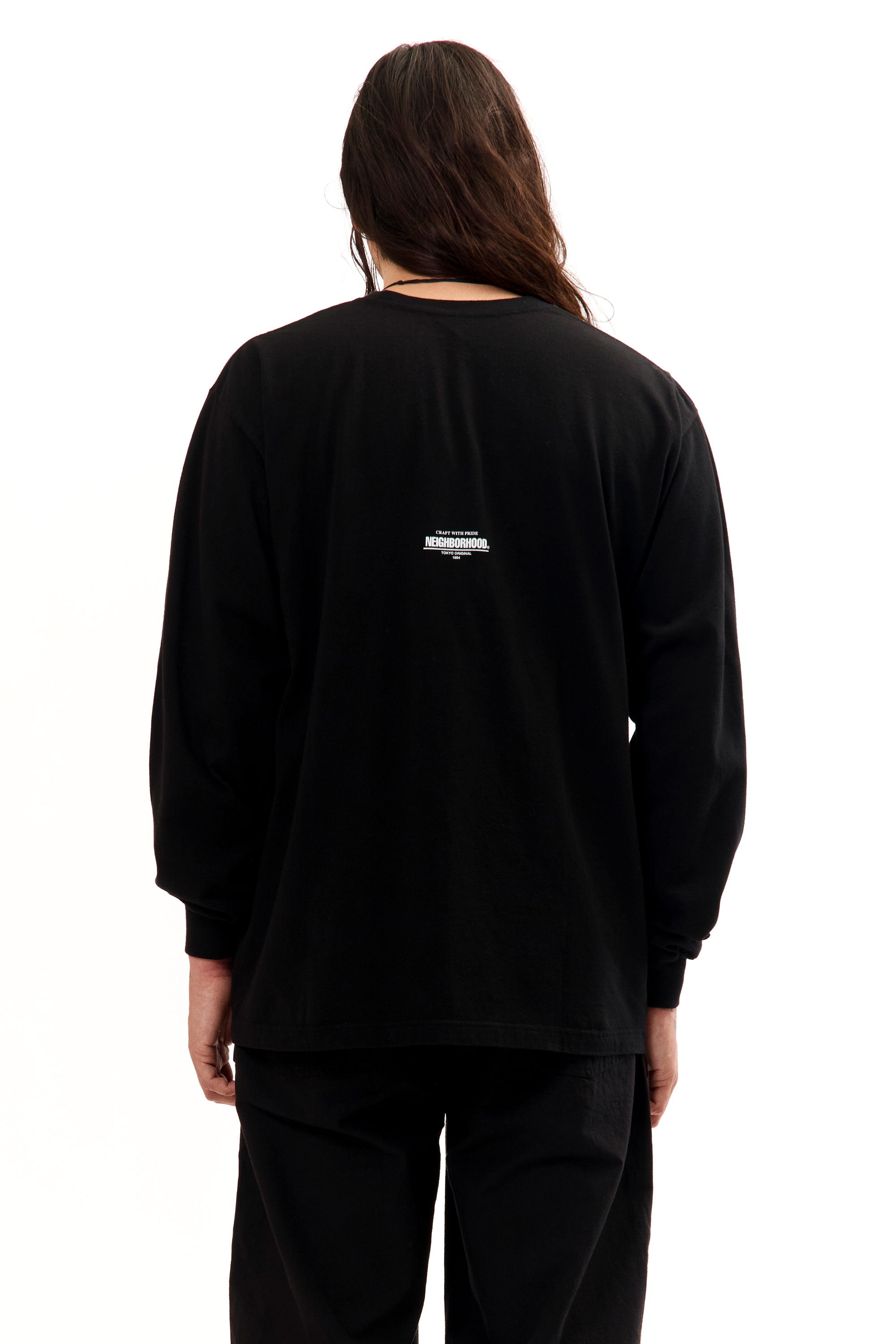 The NH . TEE LONGSLEEVE 9 BLACK available online with global shipping, and in PAM Stores Melbourne and Sydney.