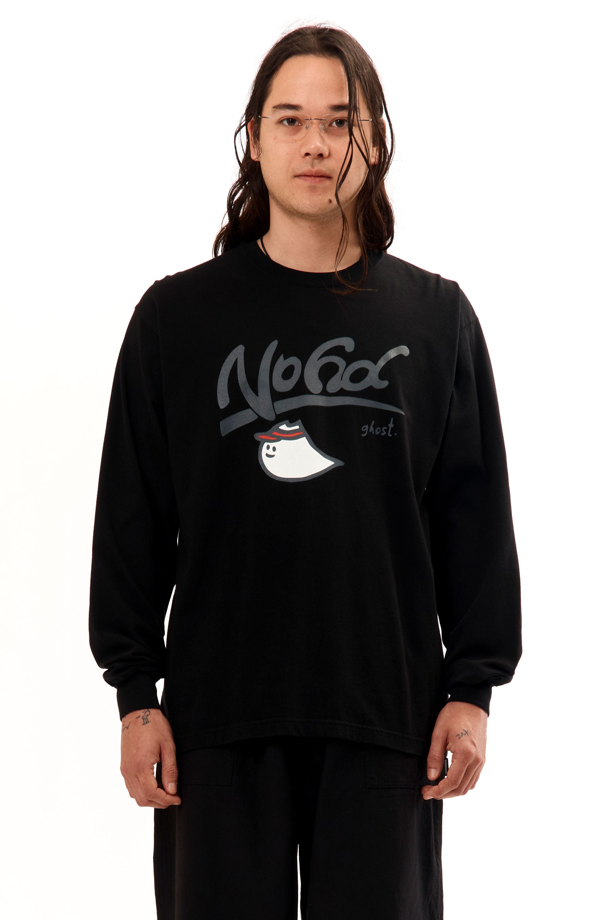 The NH . TEE LONGSLEEVE 9 BLACK available online with global shipping, and in PAM Stores Melbourne and Sydney.