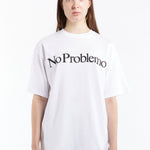 The ARIES - AW23 No Problemo SS Tee WHITE available online with global shipping, and in PAM Stores Melbourne and Sydney.