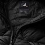 The Nuna 800 Fill Power Hooded Down Jacket Black available online with global shipping, and in PAM Stores Melbourne and Sydney.