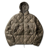 The Nuna 800 Fill Power Hooded Down Jacket Sage Green available online with global shipping, and in PAM Stores Melbourne and Sydney.