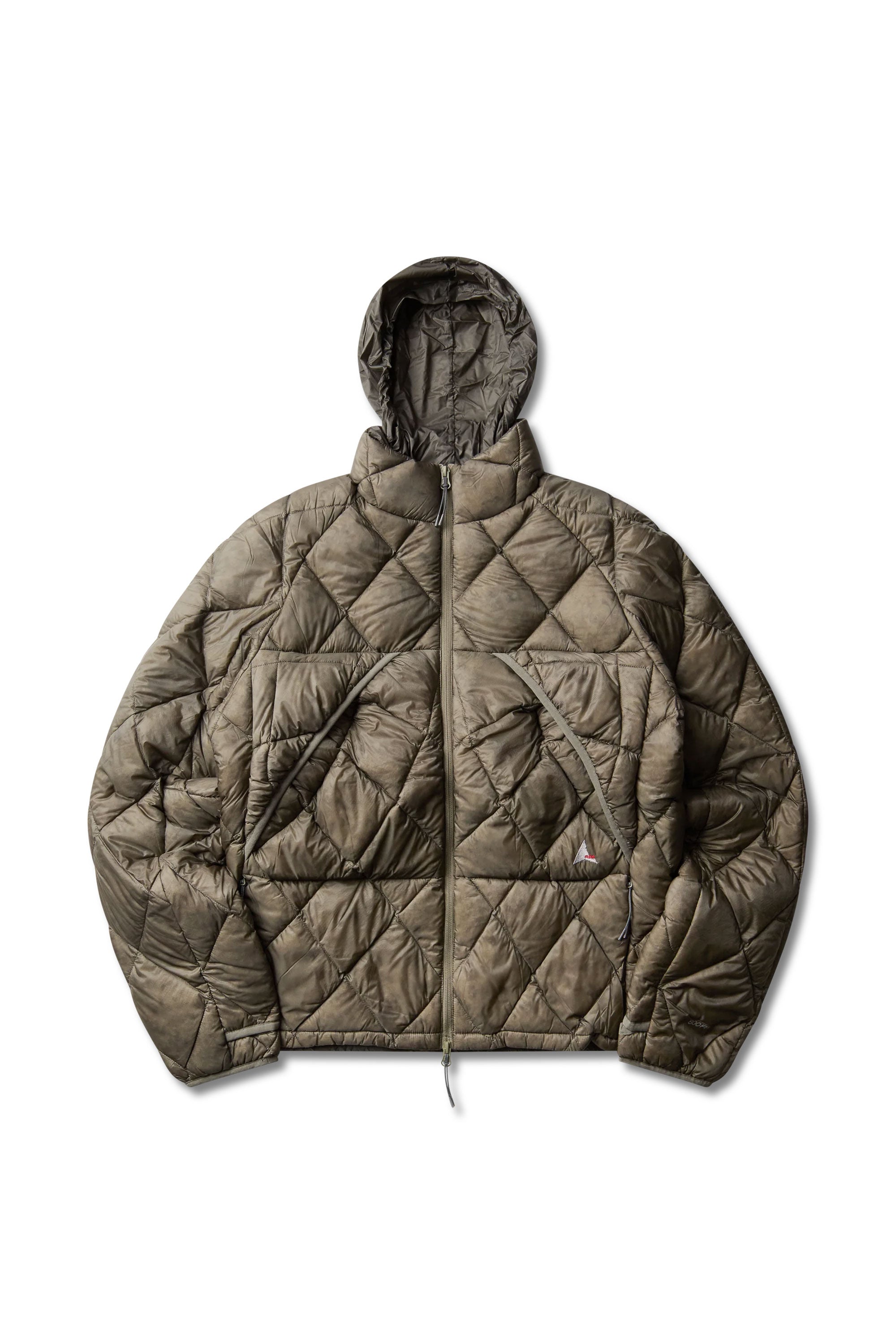 The Nuna 800 Fill Power Hooded Down Jacket Sage Green available online with global shipping, and in PAM Stores Melbourne and Sydney.