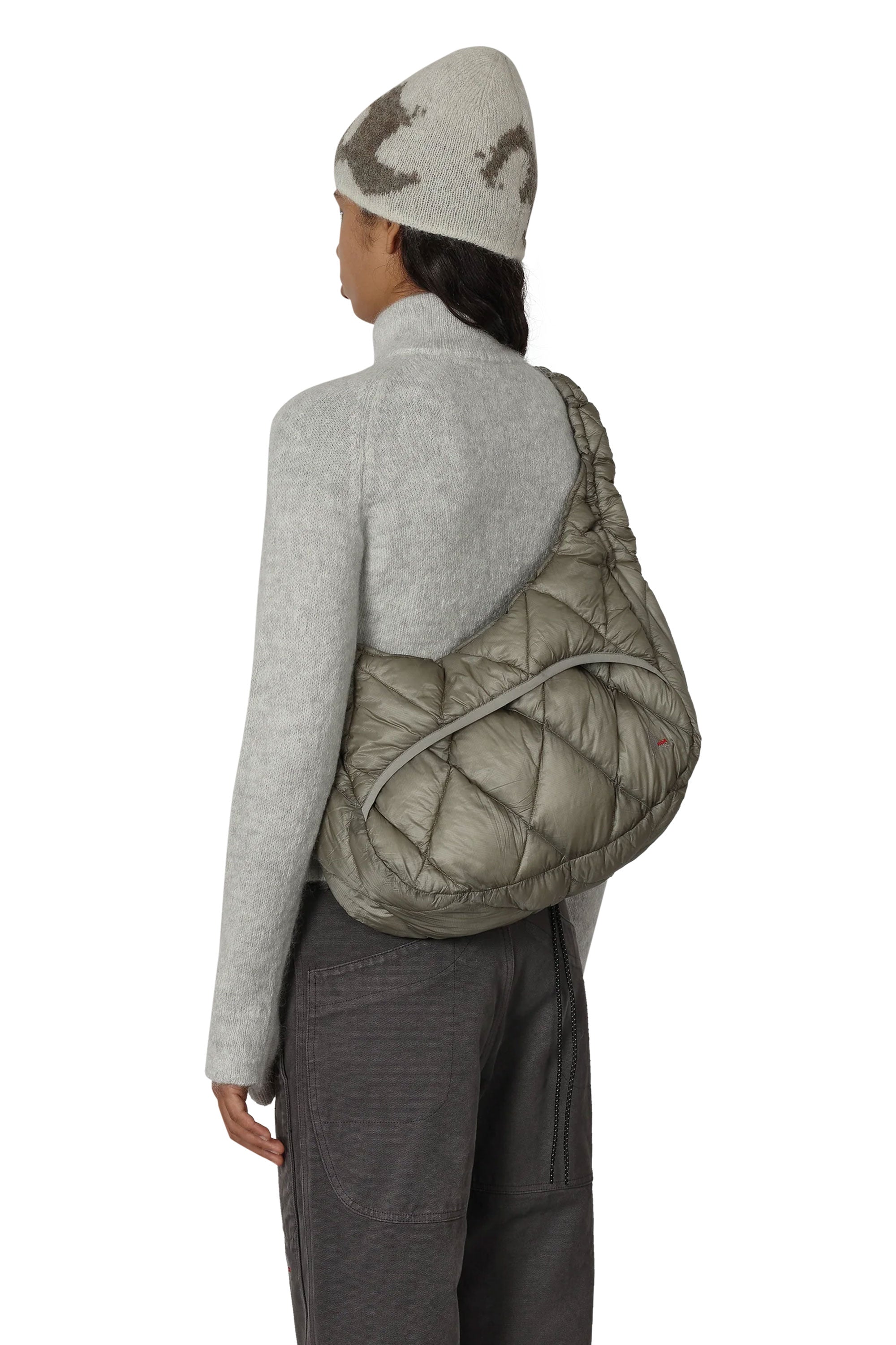 The NUNA Packable Bag Sage Green available online with global shipping, and in PAM Stores Melbourne and Sydney.