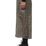 The Nia See Through Printed Check Mid Skirt available online with global shipping, and in PAM Stores Melbourne and Sydney.
