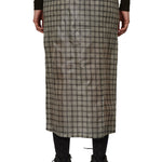 The Nia See Through Printed Check Mid Skirt available online with global shipping, and in PAM Stores Melbourne and Sydney.