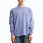 The SS26 NH PIGMENT DYED CREWNECK LS BLUE available online with global shipping, and in PAM Stores Melbourne and Sydney.