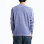 The SS26 NH PIGMENT DYED CREWNECK LS BLUE available online with global shipping, and in PAM Stores Melbourne and Sydney.