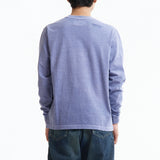 The SS26 NH PIGMENT DYED CREWNECK LS BLUE available online with global shipping, and in PAM Stores Melbourne and Sydney.