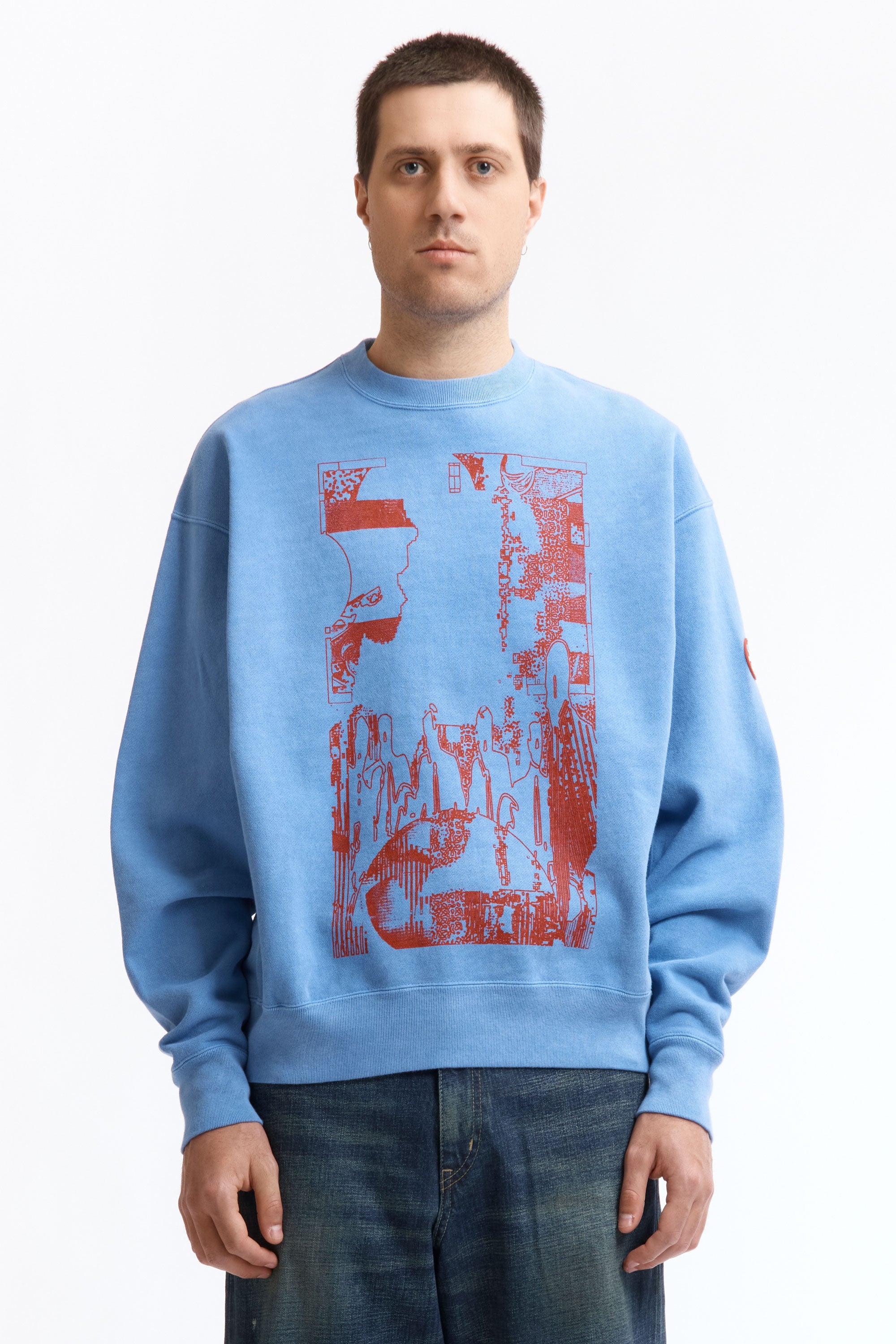 The OVERDYE MD PLain Speech CREW NECK available online with global shipping, and in PAM Stores Melbourne and Sydney.