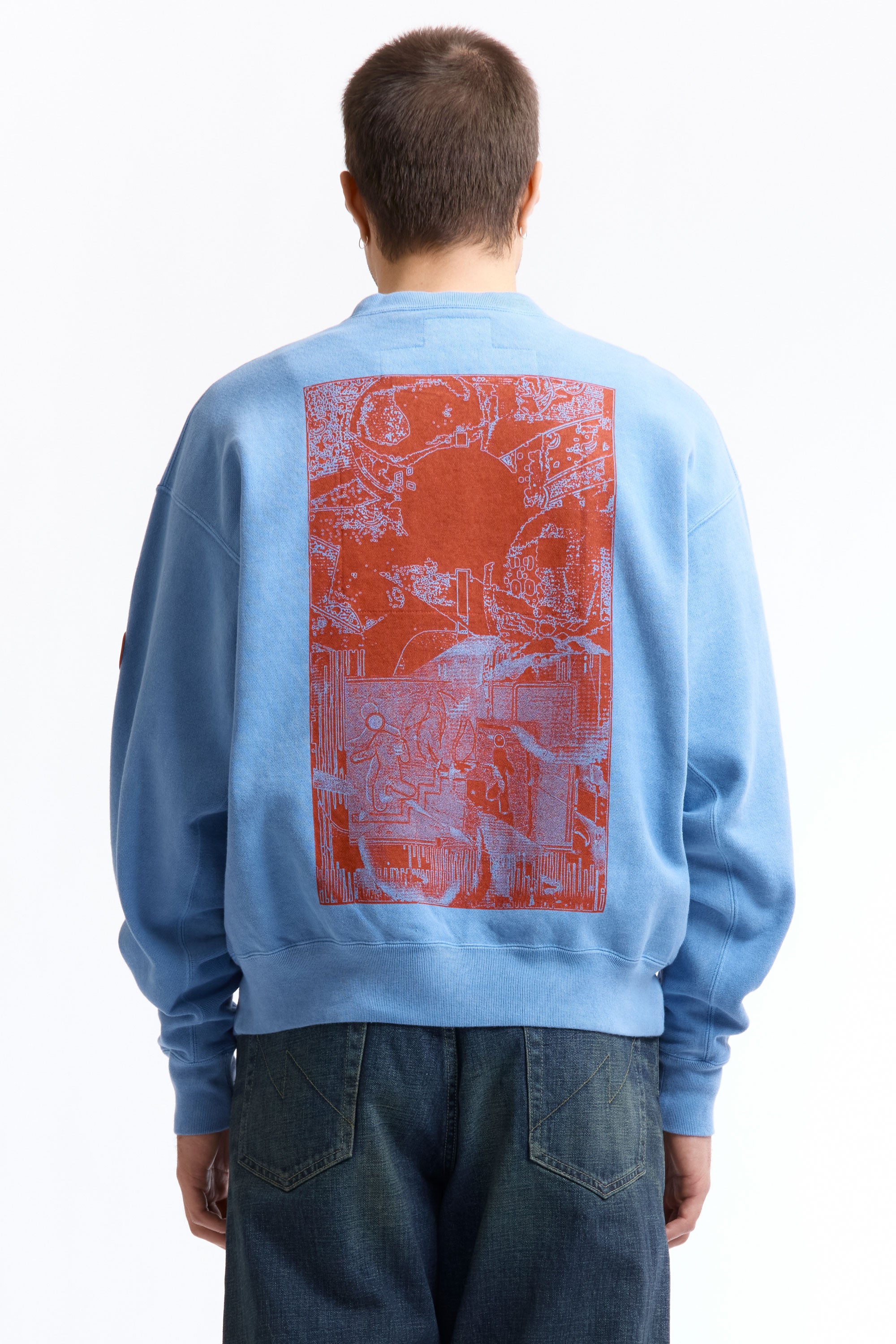 The OVERDYE MD PLain Speech CREW NECK available online with global shipping, and in PAM Stores Melbourne and Sydney.