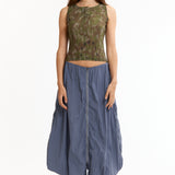 OVERDYE ANGELS TRUMPET MAXI SKIRT