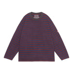 The OVERDYE STRIPE LONG SLEEVE available online with global shipping, and in PAM Stores Melbourne and Sydney.