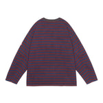 The OVERDYE STRIPE LONG SLEEVE available online with global shipping, and in PAM Stores Melbourne and Sydney.