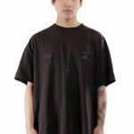 The Manc T-Shirt Washed Black available online with global shipping, and in PAM Stores Melbourne and Sydney.