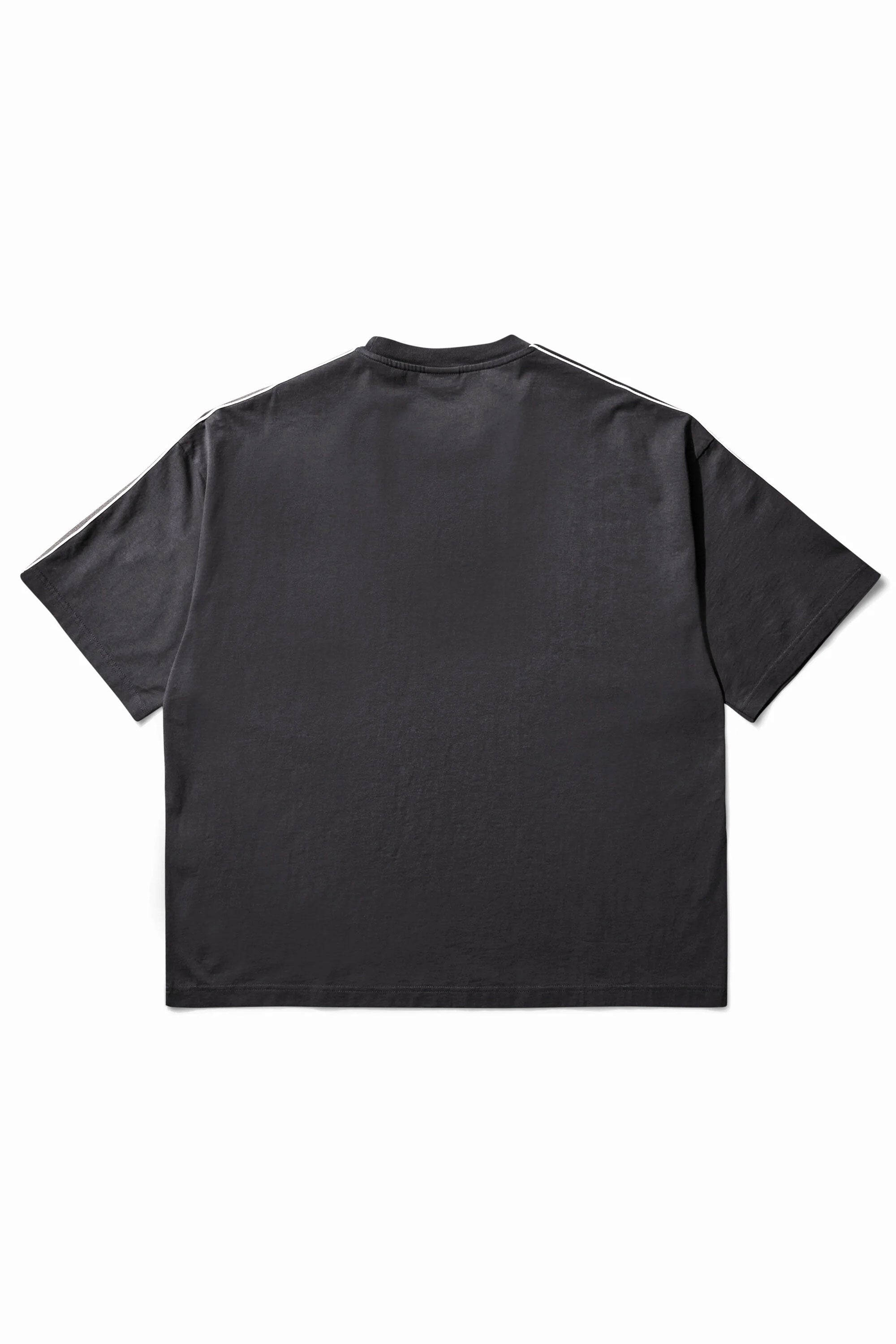 The Offence Defence Tape Tee Washed Black available online with global shipping, and in PAM Stores Melbourne and Sydney.