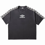 The Offence Defence Tape Tee Washed Black available online with global shipping, and in PAM Stores Melbourne and Sydney.