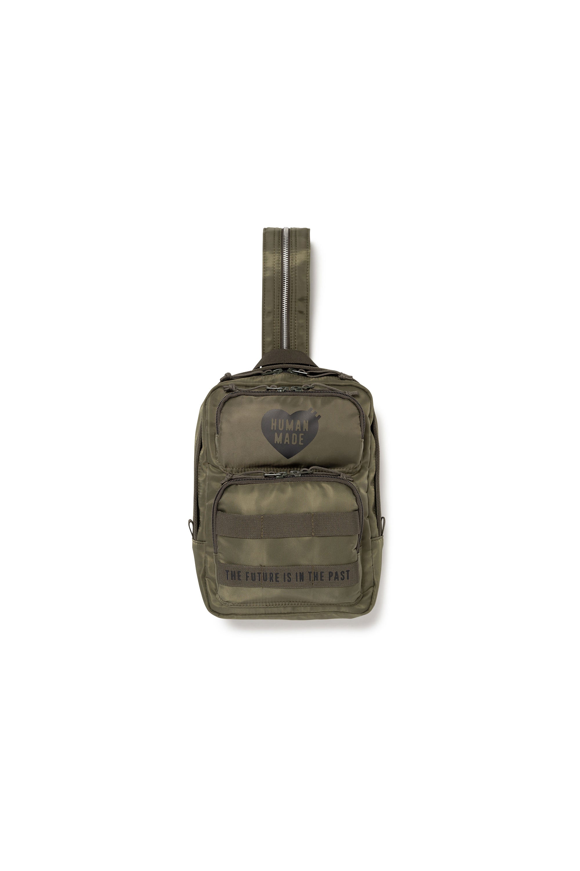 The ONE SHOULDER BAG OLIVE DRAB available online with global shipping, and in PAM Stores Melbourne and Sydney.