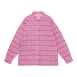 The OVERDYE FK PATTERN SHIRT PINK available online with global shipping, and in PAM Stores Melbourne and Sydney.