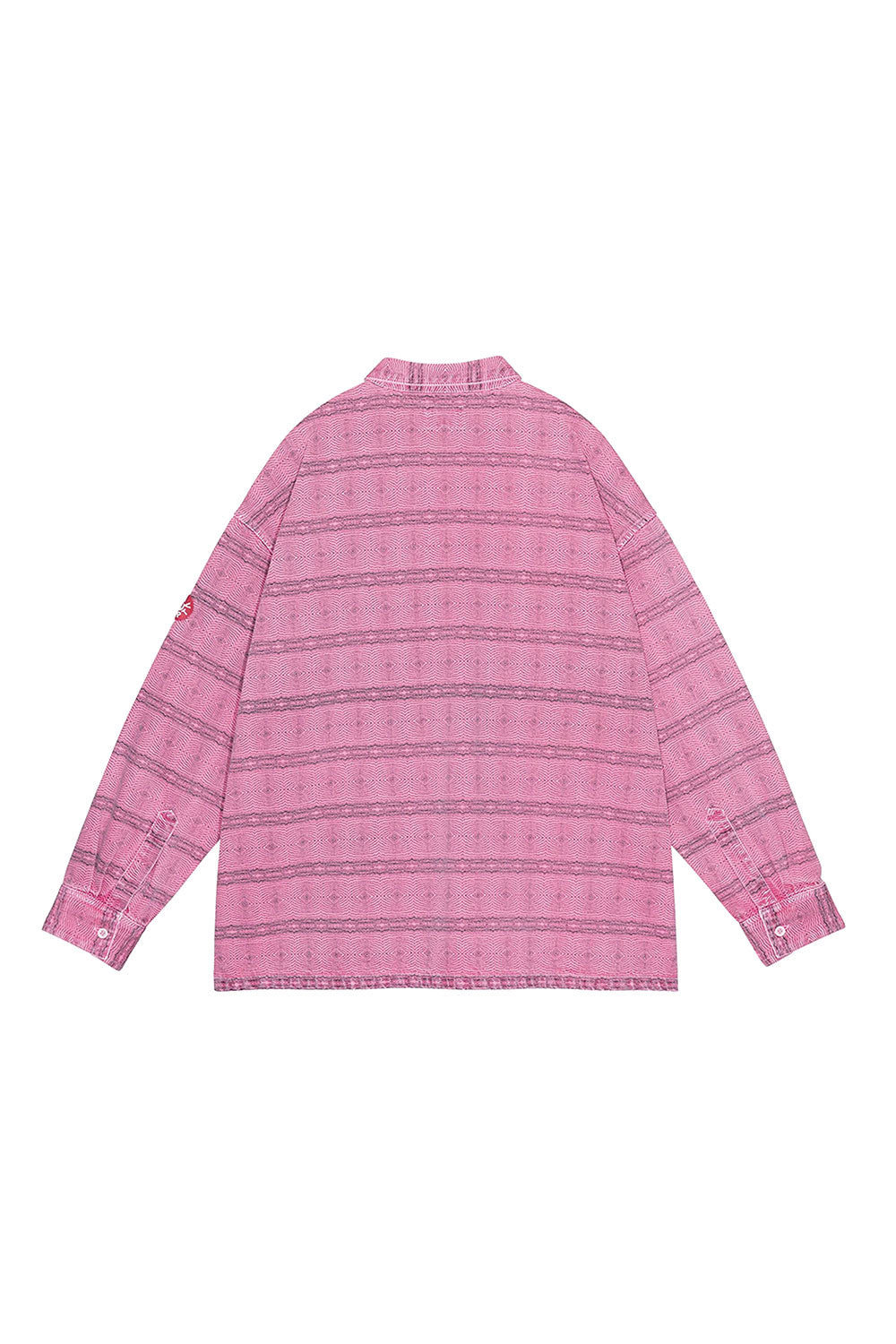 The OVERDYE FK PATTERN SHIRT PINK available online with global shipping, and in PAM Stores Melbourne and Sydney.