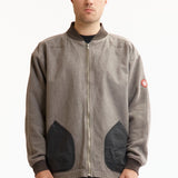 OVERDYE JERSEY SLEEVE ZIP JACKET