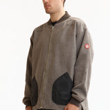 OVERDYE JERSEY SLEEVE ZIP JACKET
