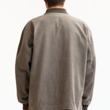 OVERDYE JERSEY SLEEVE ZIP JACKET