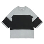 The OVERDYE STRIPE SHORT SLEEVE CREW NECK available online with global shipping, and in PAM Stores Melbourne and Sydney.