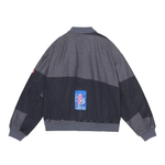 The OVERDYE STRIPE ZIP JACKET available online with global shipping, and in PAM Stores Melbourne and Sydney.