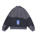 The OVERDYE STRIPE ZIP JACKET available online with global shipping, and in PAM Stores Melbourne and Sydney.