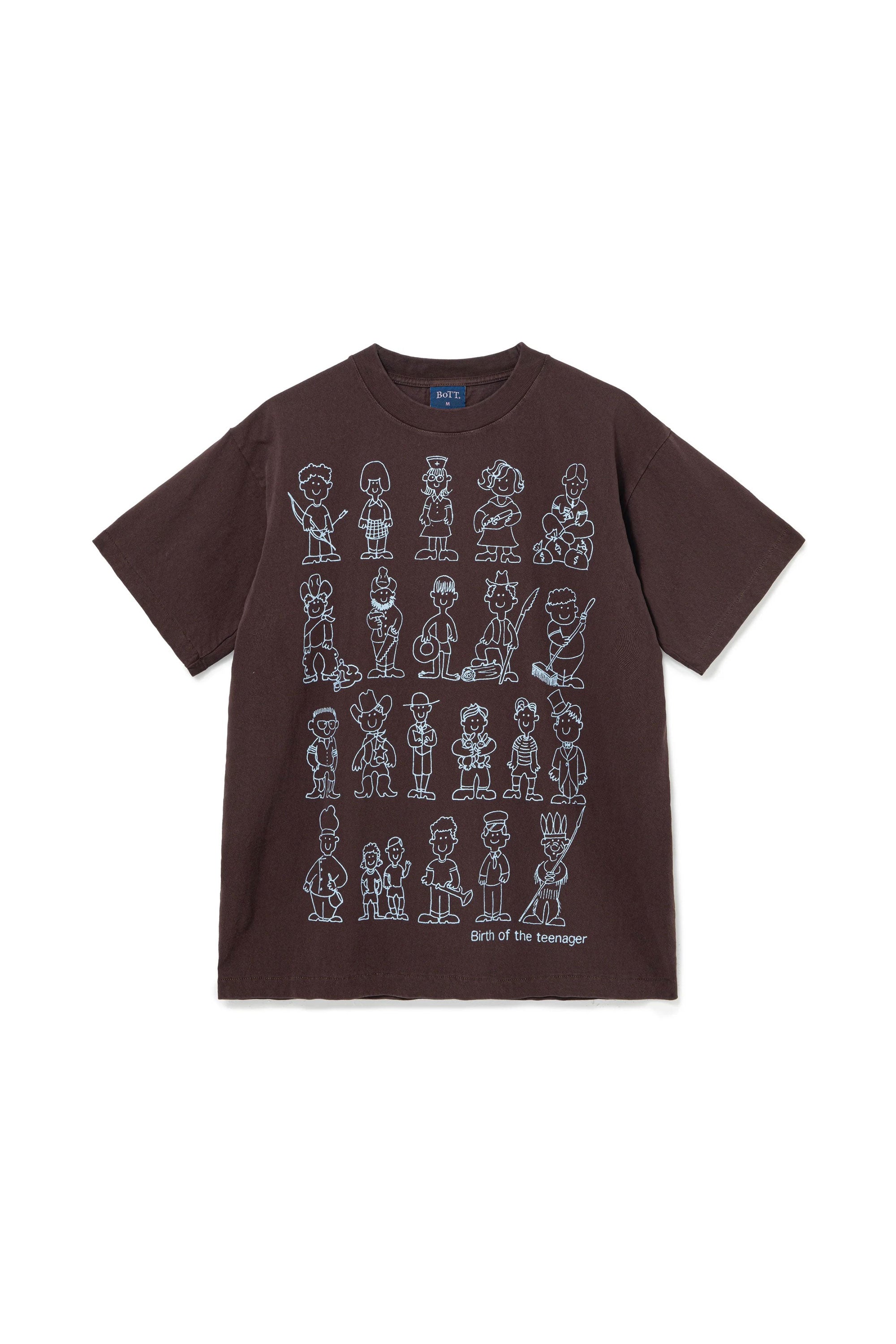 The Occupation Tee Brown available online with global shipping, and in PAM Stores Melbourne and Sydney.