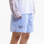 The NINGALOO STRIPED SHORTS available online with global shipping, and in PAM Stores Melbourne and Sydney.