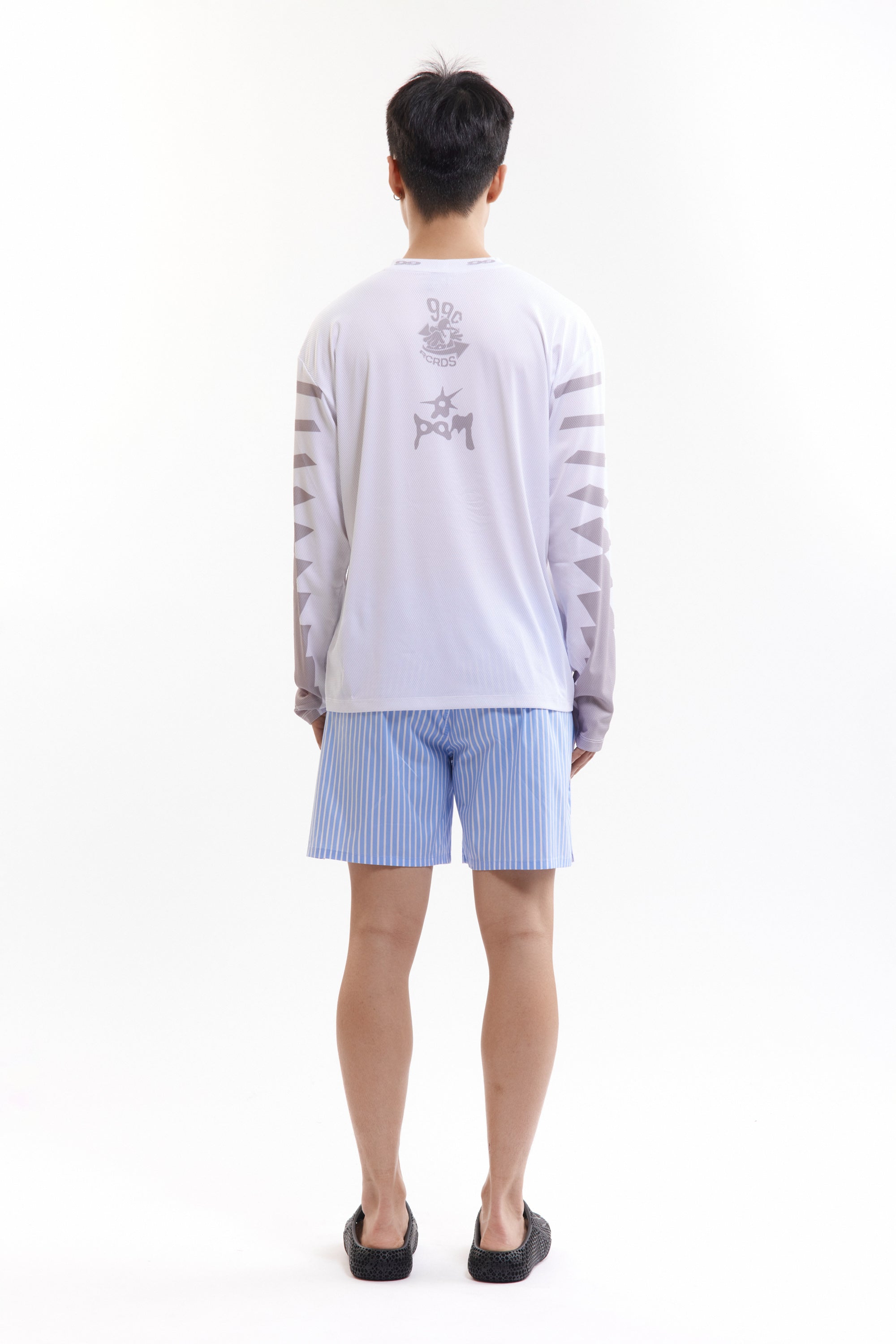 The NINGALOO STRIPED SHORTS available online with global shipping, and in PAM Stores Melbourne and Sydney.