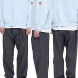 The PANEL SHOULDER CREW NECK BLUE available online with global shipping, and in PAM Stores Melbourne and Sydney.