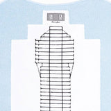 The PANEL SHOULDER CREW NECK BLUE available online with global shipping, and in PAM Stores Melbourne and Sydney.