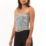 The Polka-Dot Bandeau Top available online with global shipping, and in PAM Stores Melbourne and Sydney.