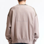 The PANEL SHOULDER CREW NECK BEIGE available online with global shipping, and in PAM Stores Melbourne and Sydney.